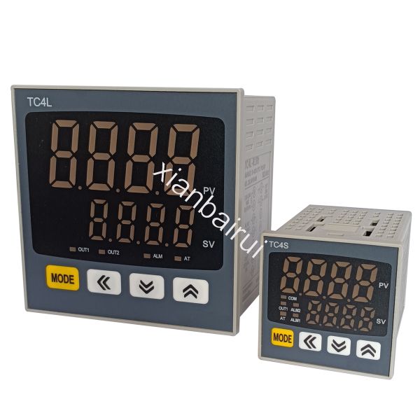 BAIRUI TC4S Universal Temperature Sensor Relay Output Thermostatic Controller Temperature PID Control 48*48mm Size ABS Pt100cu50