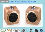 1200mA Battery Wooden Bluetooth Stereo Speakers 76mm Horn RoHs Certificate