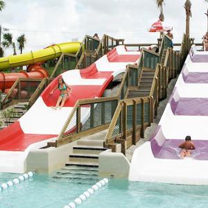 Wholesale Fiberglass Kids' Water Slides, Outdoor Pool Water Slide For Children With a Safety Height from china suppliers