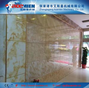 Wholesale replace nature marble,PVC artificial marble,faux marble,imitation marble making machine from china suppliers