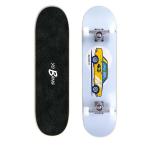 Brand skateboard 31inch Full Complete Skateboards With Black Trucks White PU