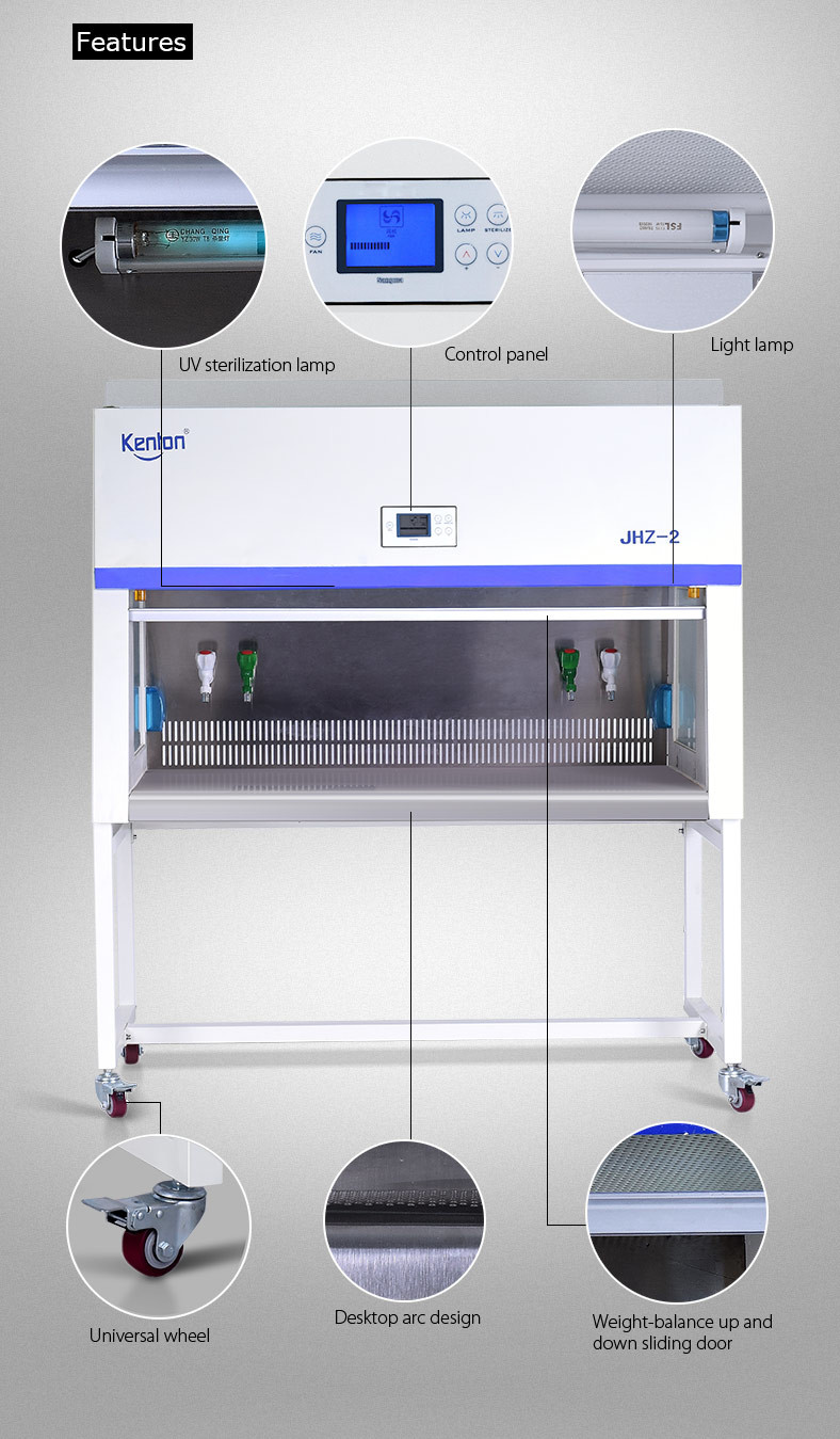 Class100 Lab Laminar Air Flow Cabinet 220v Horizontal Laminar Flow