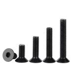 High Strength DIN7991 Black Zinc Steel Flat Head Hex Socket Screw for Heavy