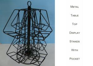 Wholesale 8 Shelves Wire Countertop Display Rack / Rotating Countertop Spinner Rack Display from china suppliers