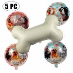 Dogs And Bone Foil Balloon Party Decorations , Kids Balloon Decoration For