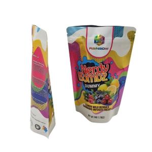 Wholesale Eco-Friendly Yes Custom Printed Flat Bottom Snack Pouhes Food Packaging Bag from china suppliers