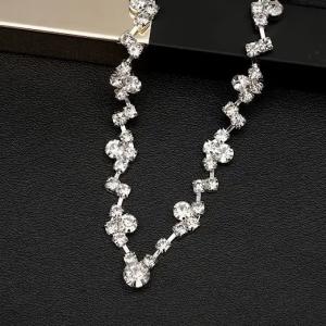 Wholesale Elegant Dangle Earrings And Link Bracelet Set 925 Sterling Silver Jewelry With AAA Cubic Zirconia from china suppliers