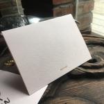 Gold Foil Stamped Square Wedding Invitations Cards , Wedding Rehearsal Dinner