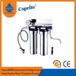 Wholehouse Two Stage Under Sink 10" Stainless Steel Water Purifier With Pressure