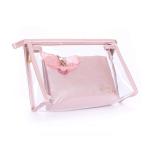 Eco Friendly Waterproof PVC Transparent Makeup Washing Bags for Travel