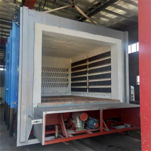 Batch Heat Treating Hot Air Trolley Furnace Annealing Furnace For Mechanical