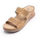 BS088 female slippers 2020 Amazon slippers women hollow rivets wear sandals