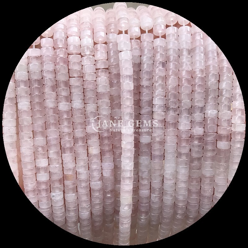 Gemstone Rondelle Beads Loose Drum Bead HeShi Shape Strands for Jewelry Making