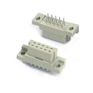 Wholesale DIN 41612 Connector 2 Row 10 Pin Female Pins Straight Through Hole 2x5 Pitch 2.54mm DIP from china suppliers