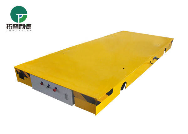 Heavy Duty Metal Factory Rail Transfer Trolley For Steel Plant