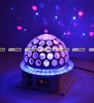 6x3W 360 Degree LED Effect Light , Disco Dj Stage Lighting Led Rgb Crystal Magic