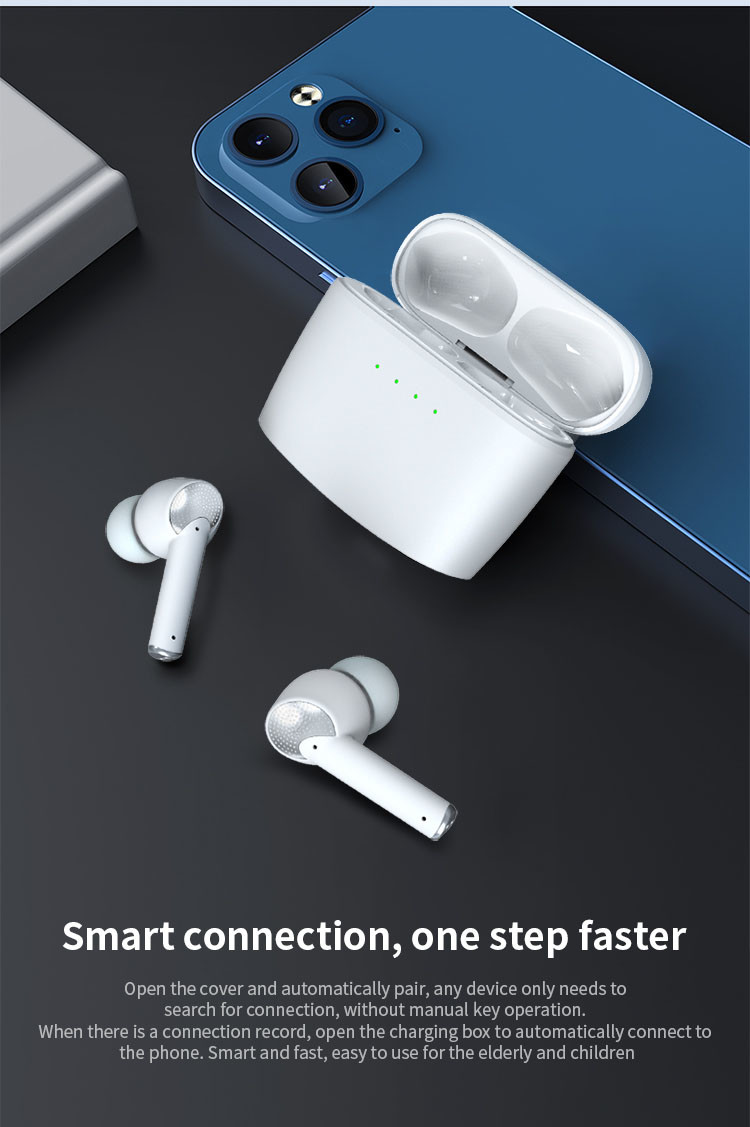 IPhone Android Active Noise Cancelling Earphones Black Wireless Earbuds IPX5