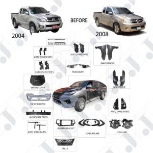 Wholesale Toyota Hilux Vigo Parts 04 12 Convert To Hilux Rocco 4x4 Facelift Body Kits from china suppliers