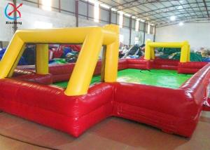 Wholesale Customized Inflatable Football Field Interactive Sport Games Inflatable Water Soccer Field from china suppliers