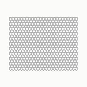 Wholesale Round Hole Mild Steel 0.5mm Perforated Ss Plate Galvanized For Platform from china suppliers