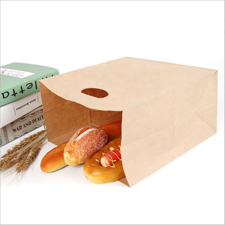 Custom Printing Recyclable Paper Bags With Handles Flower Pattern
