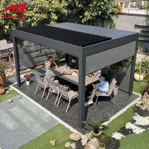 Wholesale Aluminum Retractable Pergola Game Changing Product For Garden Design Product Item Aluminium Pergola from china suppliers