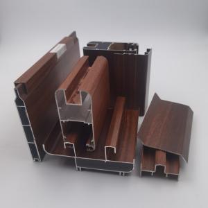 Wholesale Wood Grain Aluminium Tube Profiles 6063 Series from china suppliers