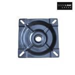 Black Iron Plate Rotary Office Chair Mechanism Modern Style With 140X140mm