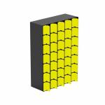 120 View Angle Magnetic Flip Dot Display For Electronic Medical Treatment Screen