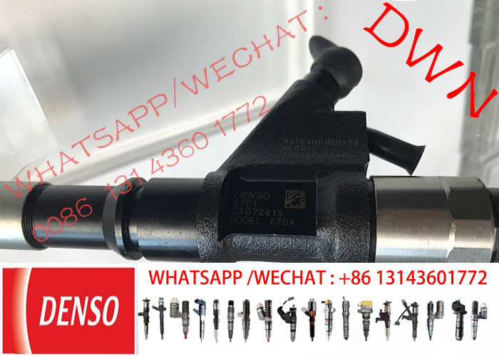 GENUINE original DENSO Injector 095000-6701 095000-6700 0950006700 for HOWO heavy truck R61540080017A