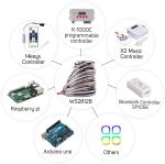 WS2812B RGB 5050SMD Individual Addressable Flexible Full Color LED Strip Dream