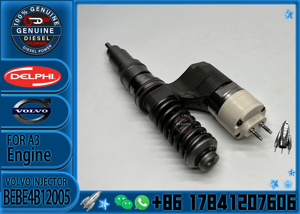common rail diesel injector BEBE4B12005 1677154 BEBE4B01003 8112660 BEBE4B01004 3964404 for excavator engine VOL