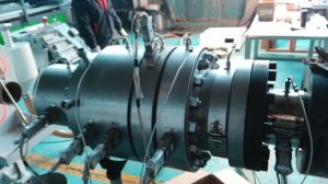 Wholesale CE ISO Pvc Pipe Extrusion Machine 80/156 Conical Twin Screw Extruder from china suppliers