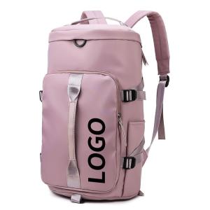 Wholesale Custom Logo Short-Distance Weekend Gym Sports Backpack Travel Duffle Bags With Shoes Compartment from china suppliers