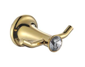 Wholesale High Quality Robe Hook,Brass Material Gold-Titanium Finished,Bathroom Accessories,Robe Hook from china suppliers