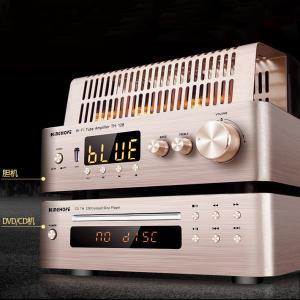 China Gold Color Bluetooth Hifi Tube Amplifier For Home Audio Sound Speaker on sale