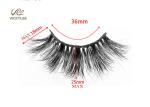 Fan Shaped Plastic Cotton Stalk 18MM 7D Volume Lashes