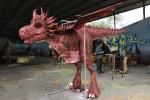 4 Metters Flying Custom Western Dragon Costume To Perform In European Market