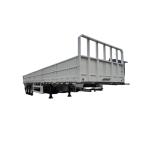 Cargo Semi Trailer 13 Ton 3 Axle Mechanical Suspension Semi Trailer With Side