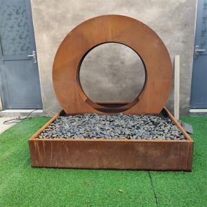 Wholesale Rusty Waterfall Corten Steel Water Feature 1800mm*1800mm Anti Wear from china suppliers
