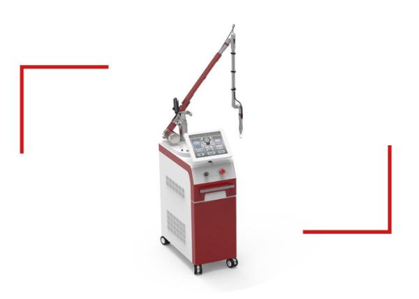 1500mj most powerful Professional 1064 / 532nm Q-Switched ND Yag Laser Tattoo