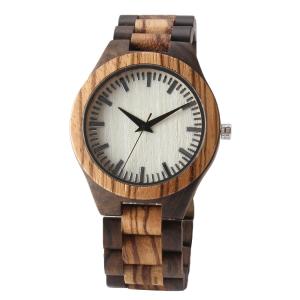 Wholesale Big Dial Most Accurate Quartz Watch Environmentally Friendly With All Wooden Band from china suppliers