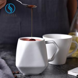 Wholesale Farmhouse White Porcelain Coffee Mugs 320ml 230ml from china suppliers