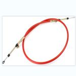 Steel Aluminium Zinc Rubber Red Color Control Cable For Boat