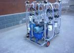 4 Stainless Steel Buckets Dairy Milking Machine For Goats / Sheep