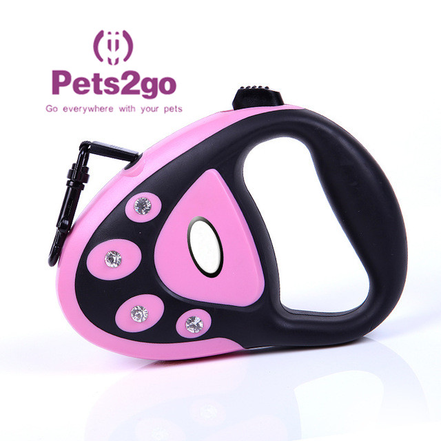 Multiple Color 0.35kg 3M Retractable Pet Leash