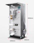 Automatic Lolly Liquid Water Juice Oil Milk Sachet Pouch Filling Packing Machine