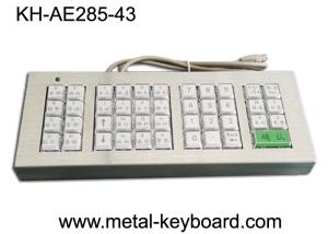 Wholesale Customized 43 Buttons Metal Kiosk Keyboard, Stainless Steel Vandal Resistant Dust Proof from china suppliers