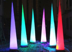 Wholesale Led Lighting Inflatable Advertising Products , Party Decoration Inflatable Cone from china suppliers
