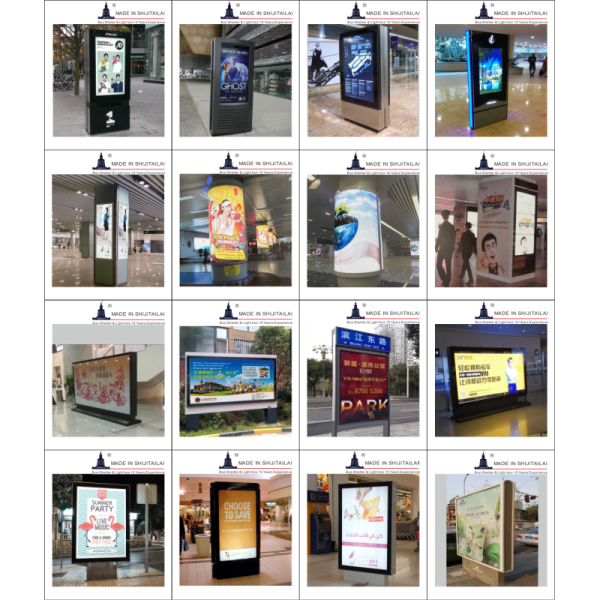 Moving Picture Aluminium Frame 250W 220V Led Light Box